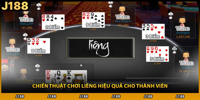 Chiến thuật chơi liêng hiệu quả cho thành viên