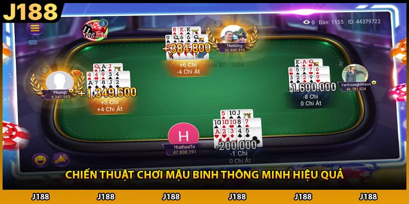 Chiến thuật chơi mậu binh thông minh hiệu quả