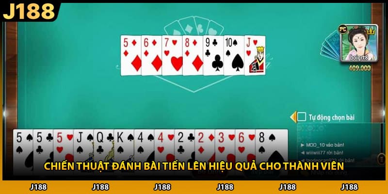 Chiến thuật đánh bài tiến lên hiệu quả cho thành viên